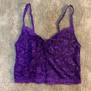 Small Purple, Lace, Bralette. Perfect Condition.